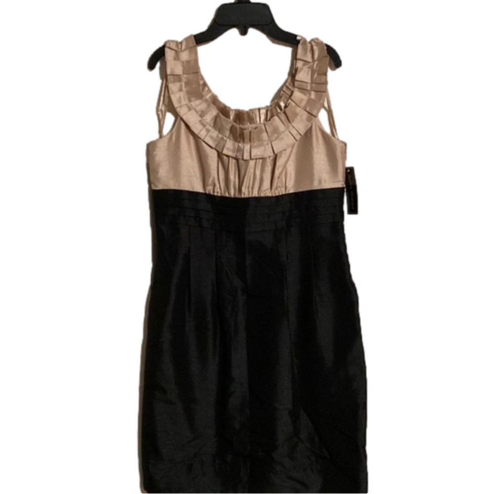 Jessica Howard sz 6 black and champagne dresss nwt
